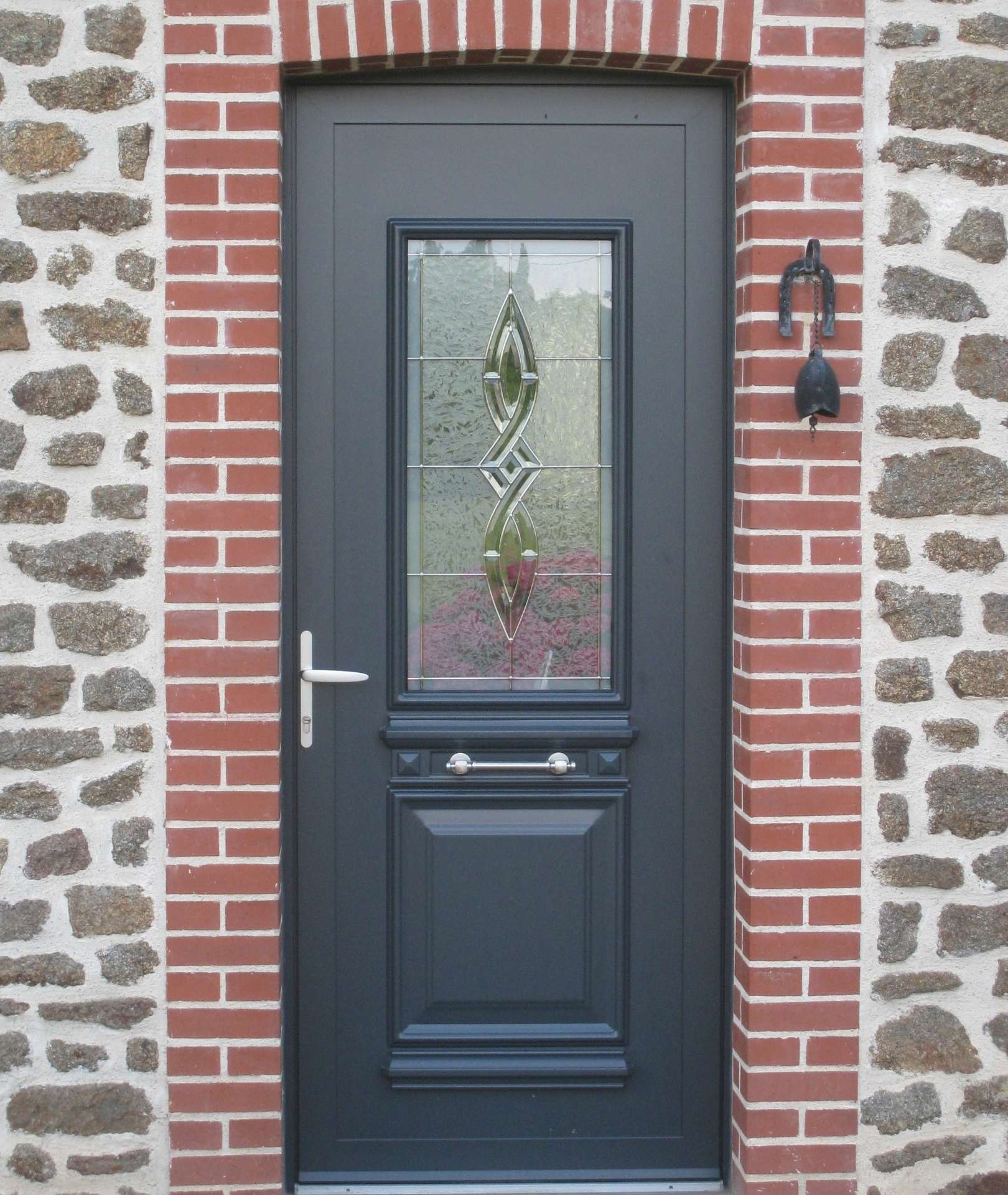 Porte d'entrée en acier