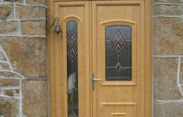 Porte d'entrée pvc