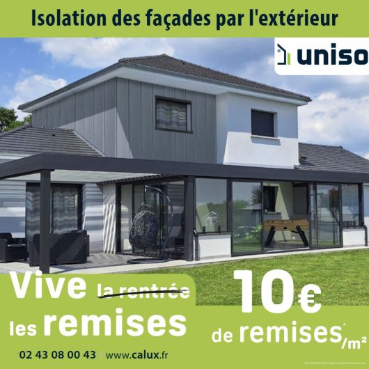UNISO, remises de 10€/m²